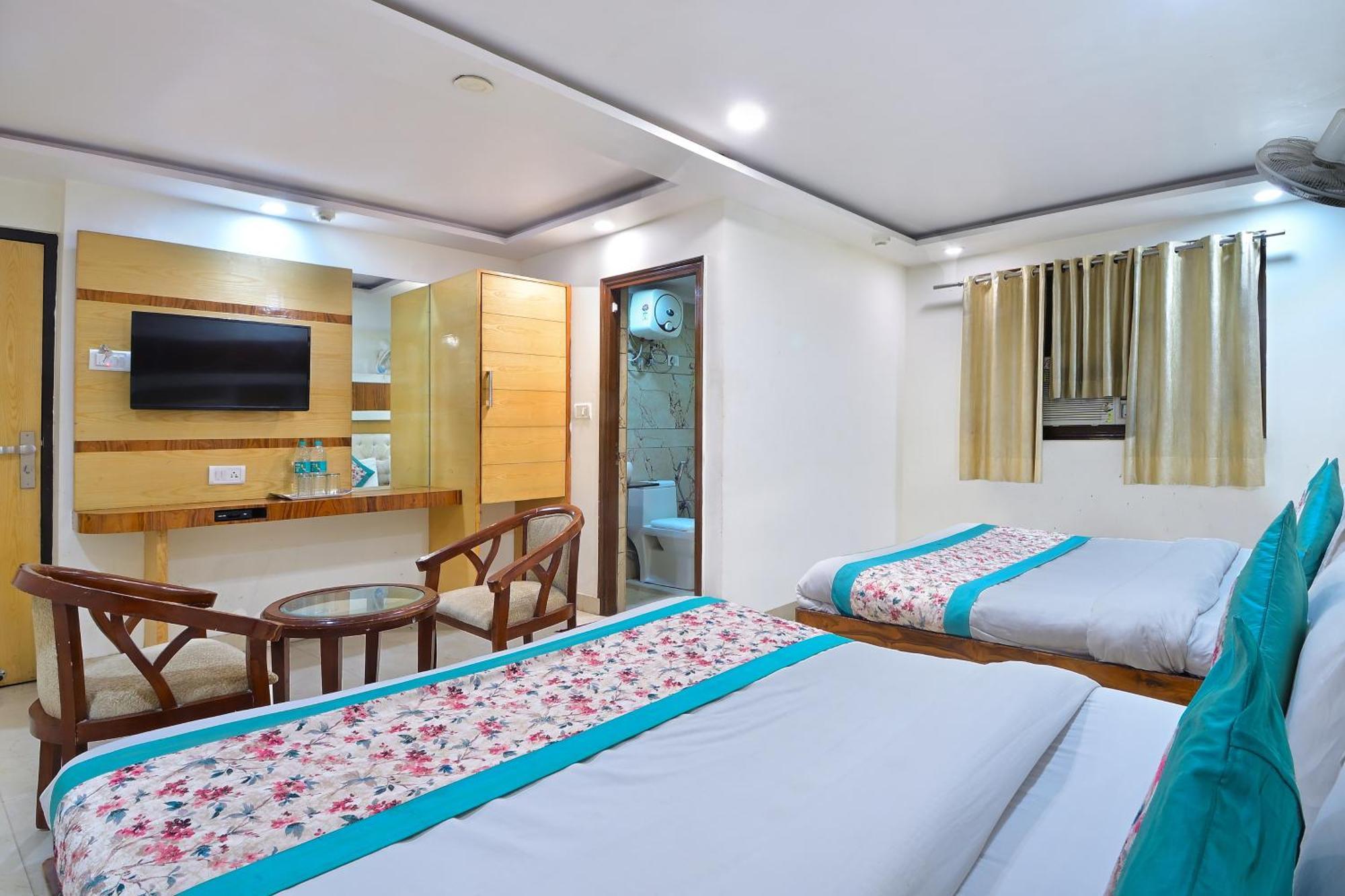 Hotel Glow Inn Paharganj-3 Mins Walk From New Delhi Railway Station Extérieur photo